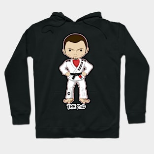 BJJ Characters Black Belt Hoodie